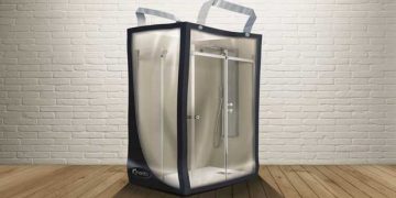 Image d'illustration : une douche dans un sac transparent