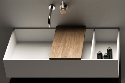 la coiffeuse remplace la double vasque