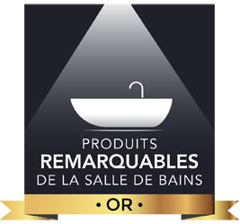 Palmarès 2017 des Produits remarquables de la salle de bains or