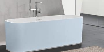 Baignoire Finion de VIlleroy & Boch gros-plan