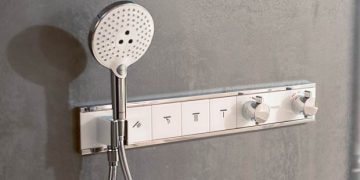 Commande de douche multijets RainSelect de Hansgrohe