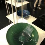 Vasque Alape en acier émaillé vert, Tendance Milan 2018 au point d'eau
