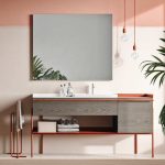 Meuble de salle de bains de style industriel