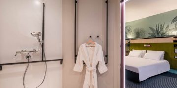 La douche dans la Smart Room Hotels Accor