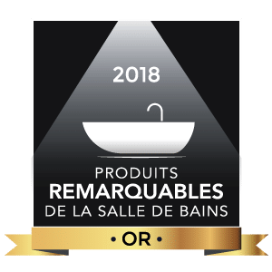 Logo Produits remarquables de la salle de bains 2018, Or