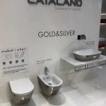 La salle de bains au Cersaie 2018 : Finition argent de Catalano.