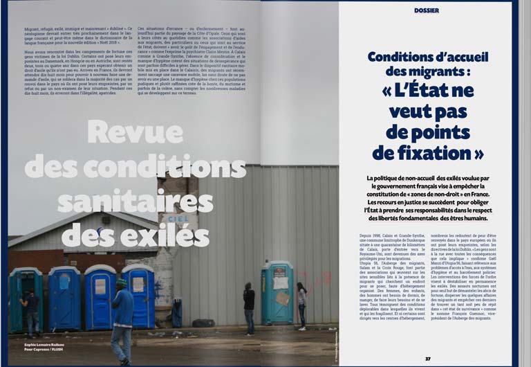 Pages intérieures de Flush Magazine