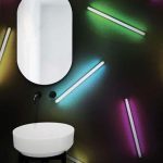 Papier peint waterproof, décor Néon