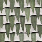 Carrelage Jungle, feuilles vertes