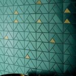 Tendance carrelage avec insert or : Marazzi