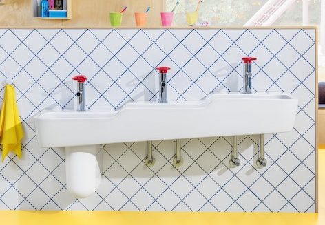 O.Novo Kids de Villeroy & Boch : le lavabo à 3 hauteurs