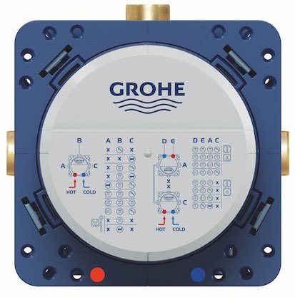 Gros plan sur le corps d'encastrement Rapido SmartBox de Grohe