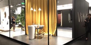 Résultats VitrA France 2018 : photo du stand au salon du meuble deMilan 2018