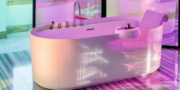 Baignoire îlot Sonar de Laufen