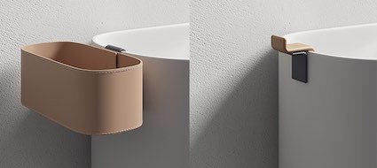 Les accessoires du lave-mains Ptit de Rexa design