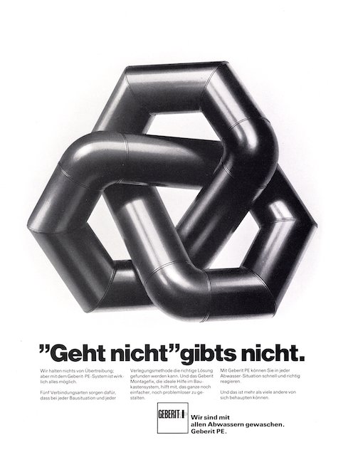 Geberit PE publicité 1977