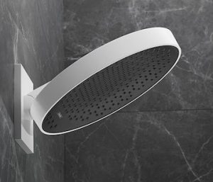 Douche de tête blanche Rainfinity de Hansgrohe