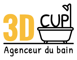logo 3D Cup Agenceur du Bain