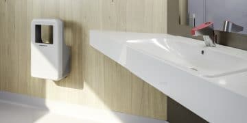 lavabo avec sèche-mains edry de presto