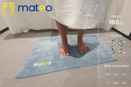 tapis de bain mateo connecté