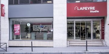 façade du magasin lapeyre studio à paris