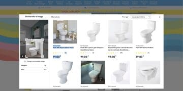 capture d'écran site Castorama recherche produits