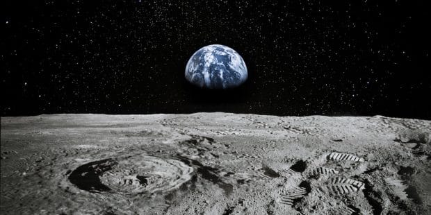 la terre vue de la lune