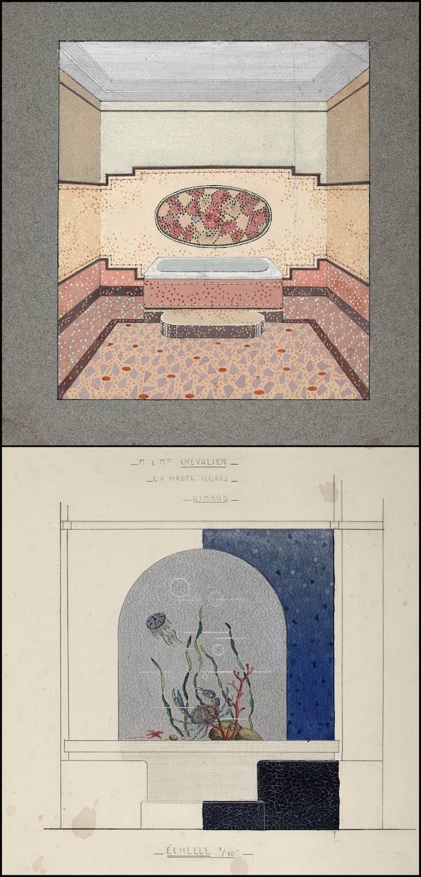 Dessin de mosaïques Odorico