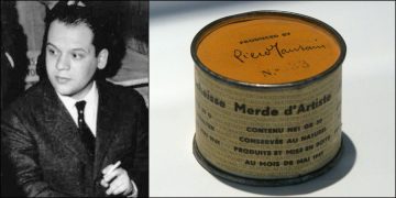 Piero Manzoni et sa boite de merde d'artiste