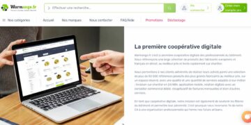 Capture d'écran du site Warmango