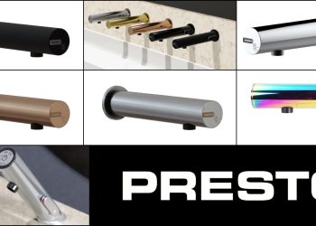 Les différentes versions du robinet sans contact Presto Linea