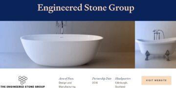 Capture d'écran site The Engineered Stone Group