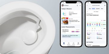 Au CES 2023, le système d'analyses d'urine aux WC de Withings