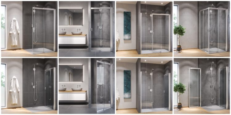 Parois de douche pivotantes coulissantes Melina Space de Roth