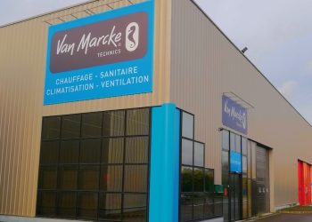 Façade du magasin Van Marcke Technics de Compiègne