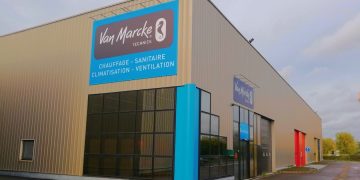 Façade du magasin Van Marcke Technics de Compiègne