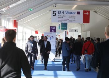 Ambiance au salon ISH de Francfort