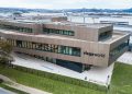 Vue arienne du centre de formation Viega World en Allemagne