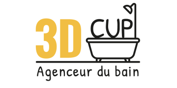 Logo 3D Cup Agenceur du bain