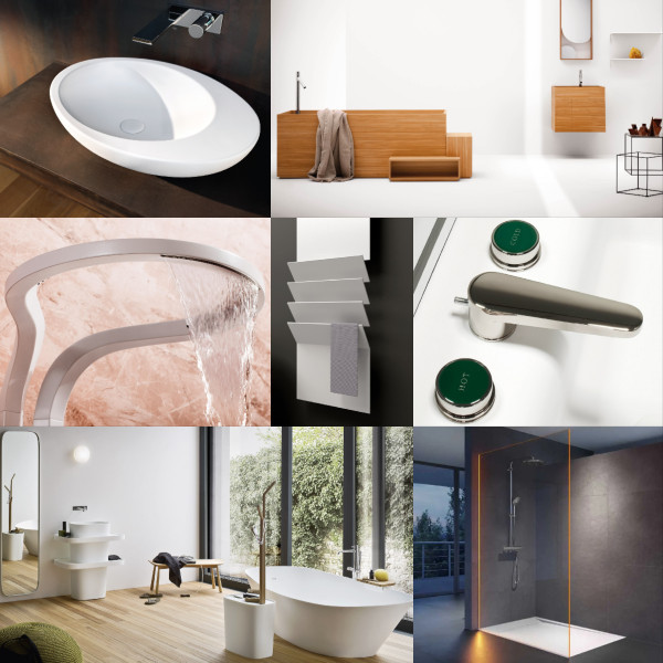 Des objets emblématiques du design dans la salle de bains de l'année 2012