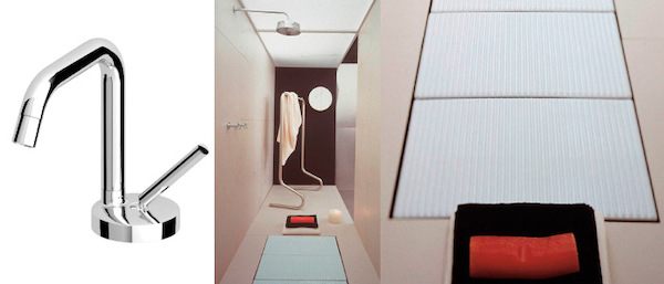 Trois objets emblématiques du design dans la salle de bains au début des années 2000