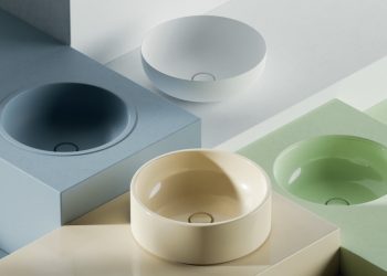 les quatre vasques rondes de la collection Bette Balance
