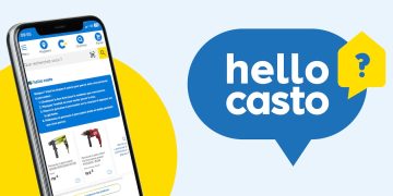 Capture d'écran de la présentation de l'IA Hello Casto