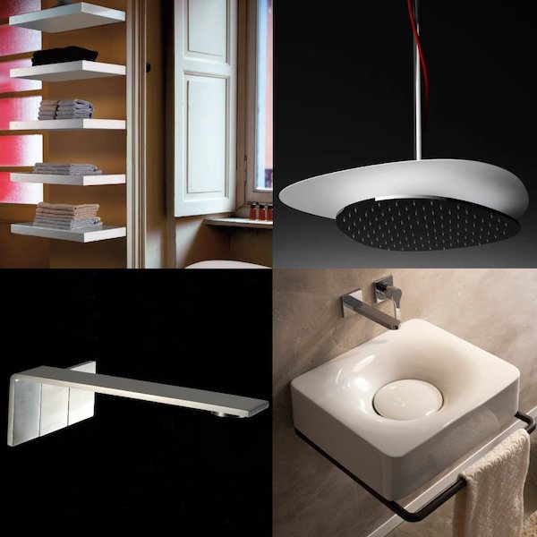 Des objets emblématiques du design dans la salle de bains de l'année 2014