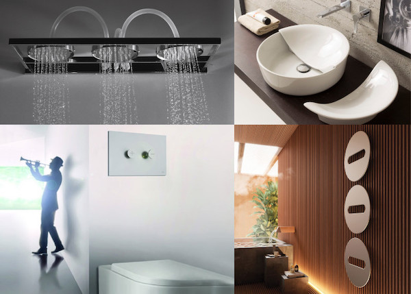 Des objets emblématiques du design dans la salle de bains de l'année 2015