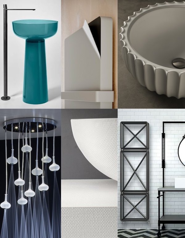 Des objets emblématiques du design dans la salle de bains de l'année 2018