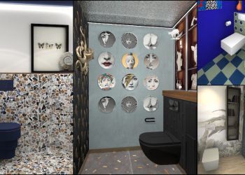 Les quatre salles de bains lauréates de la 3D Cup Agenceur du bain