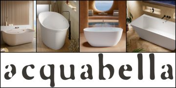 Quatre nouvelles baignoires Acquabella ilot et semi ilot