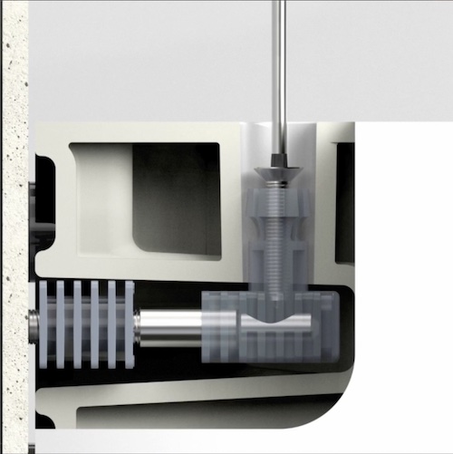 éclaté montrant le système de fixation EasyFix+ des WC suspendus ideal Standard