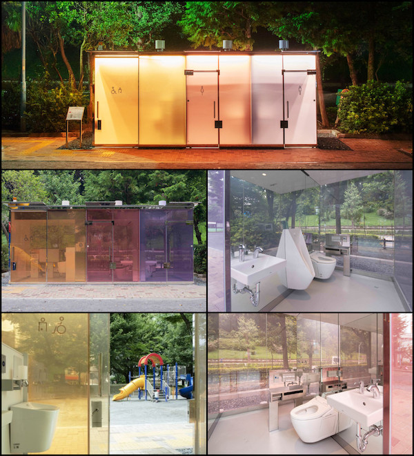 Les toilettes publiques de Shigeru Ban à Tokyo